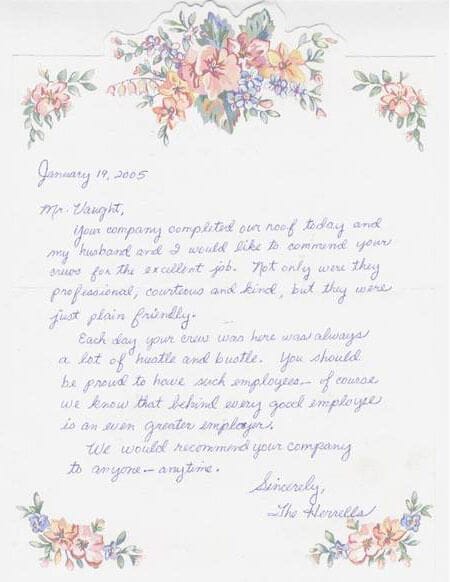 Customer Feedback 1-19-2005