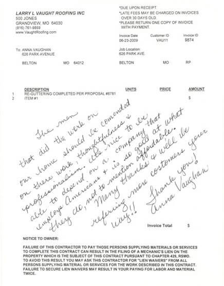 Customer Feedback 06-2009