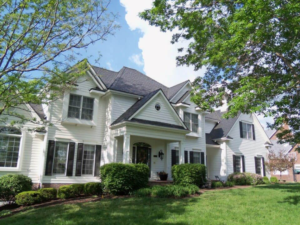 Completed roof project