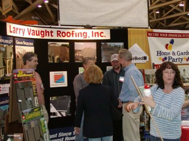 Vaught Roofing pic from a trade show