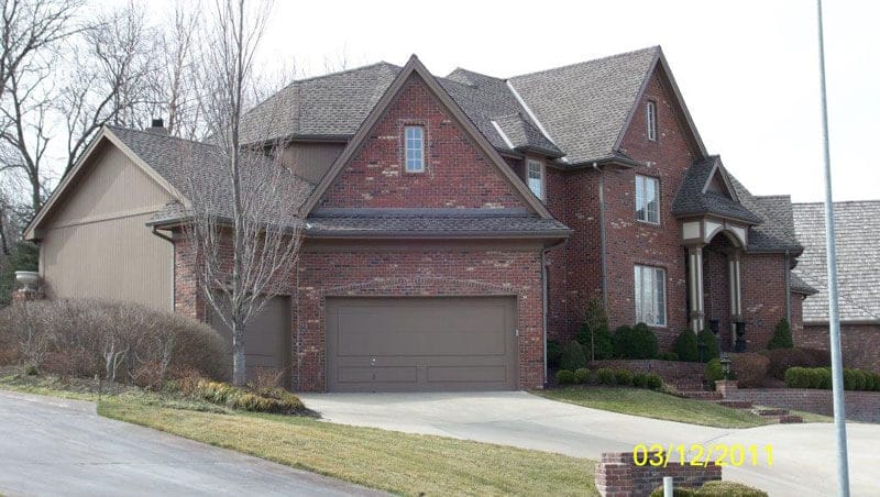 new roof on new house