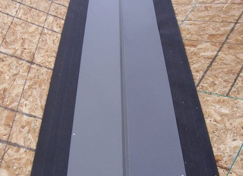 Installation of metal valley flashing: Valley one