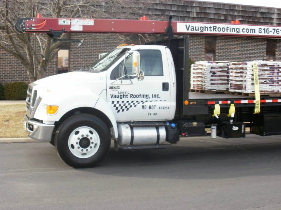 Vaught Roofing Truck